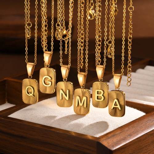 Wholesale Stainless Steel Alphabet Pendant