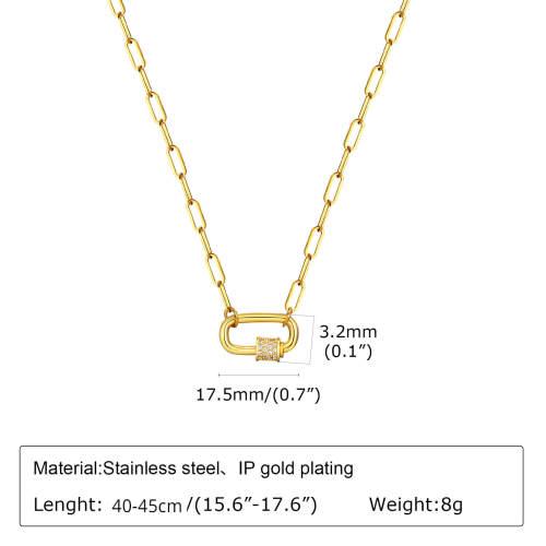 Wholesale Stainless Steel Women Fashion Necklace
