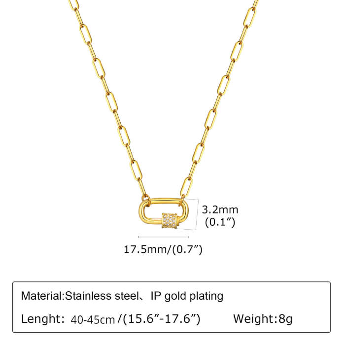 Wholesale Stainless Steel Women Fashion Necklace