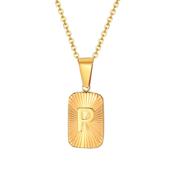 Wholesale Stainless Steel Alphabet Pendant