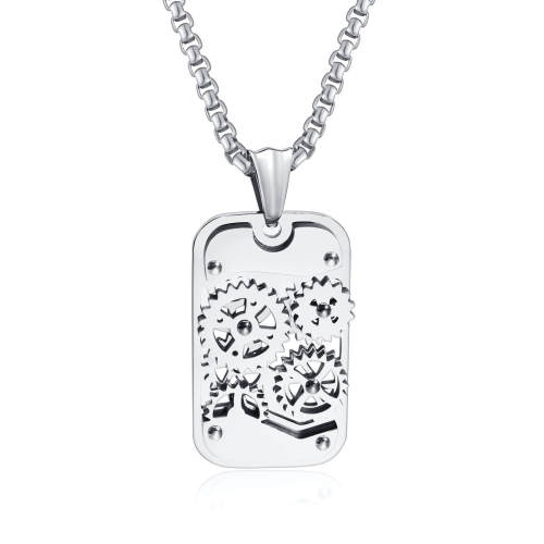 Wholesale Stainless Steel Gear Pendant