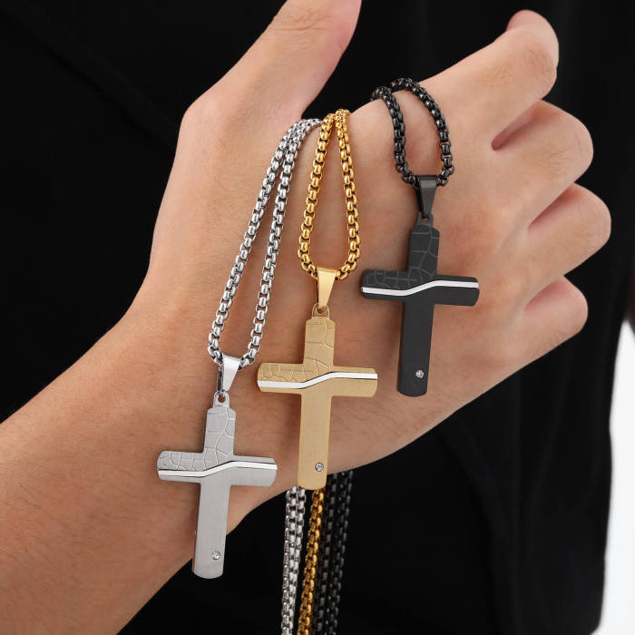 Wholesale Stainless Steel Fashion Cross Pendant