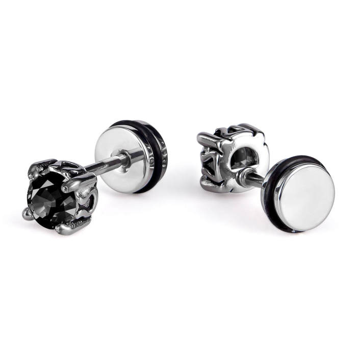 Wholesale Stainless Steel with Zirconia Earrings