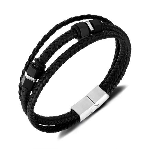 Wholesale Multi-Layer Braided Leather Bracelets