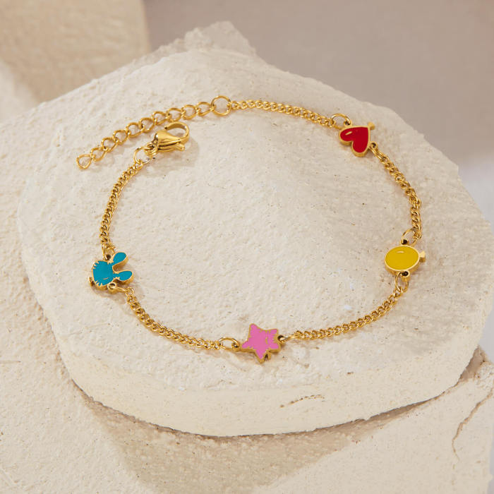 Wholesale Stainless Steel Love Star Hand Jewelry