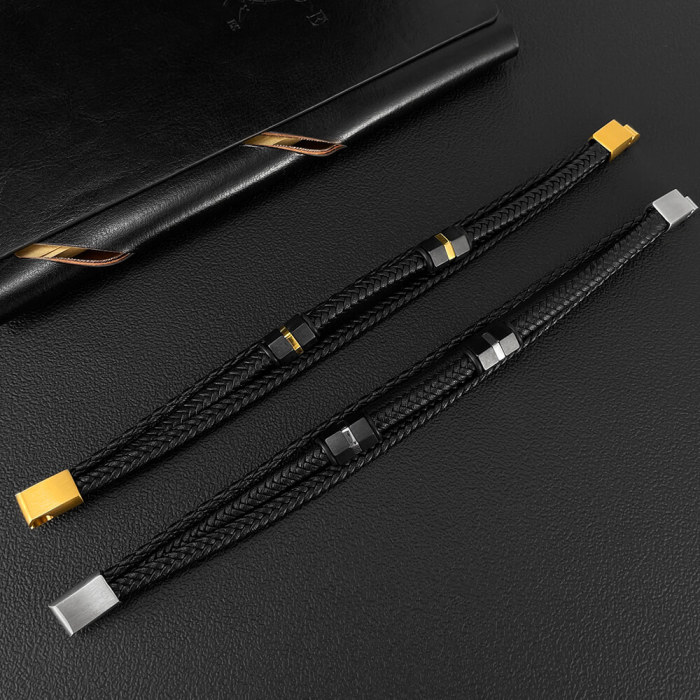 Wholesale Multi-Layer Braided Leather Bracelets