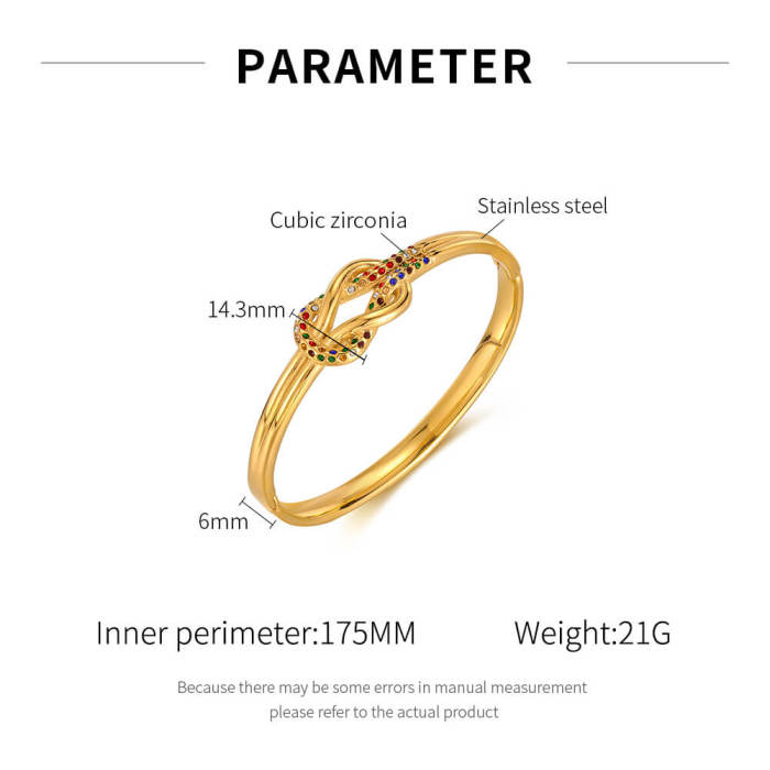 Wholesale Stainless Steel Knot Bangle
