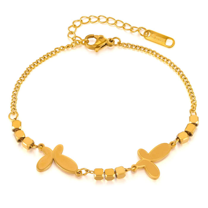 Wholesale Stainless Steel Butterfly Bracelet