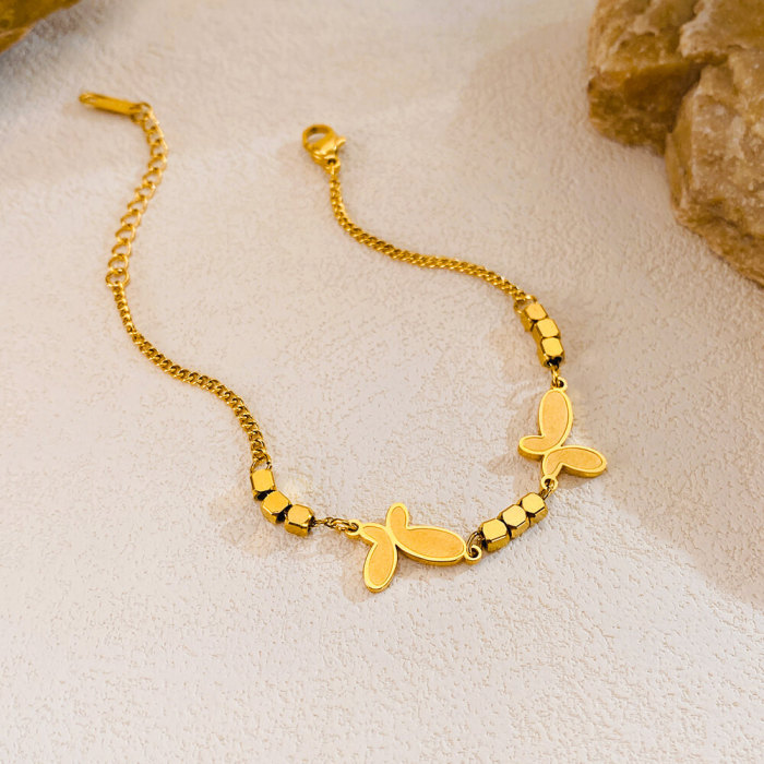 Wholesale Stainless Steel Butterfly Bracelet