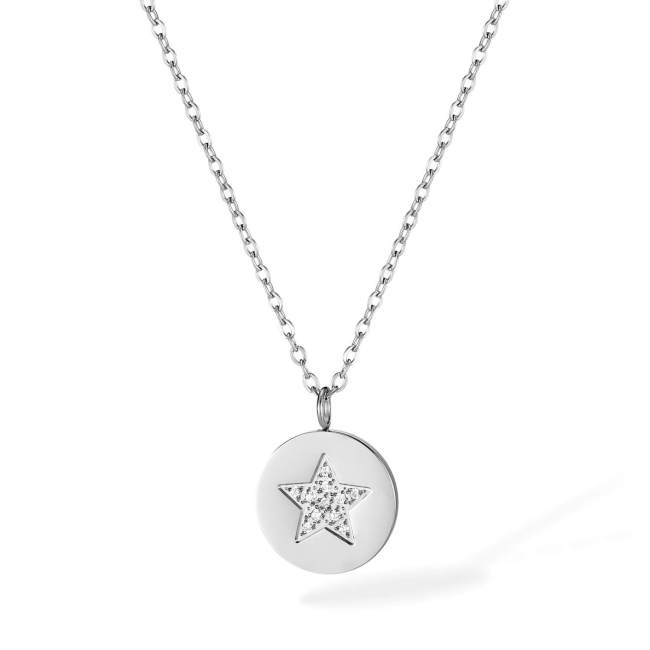 Wholesale Stainless Steel Pentagram Necklace