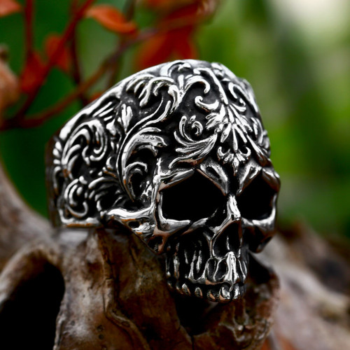 Wholesale Stainless Steel New Skull Ring