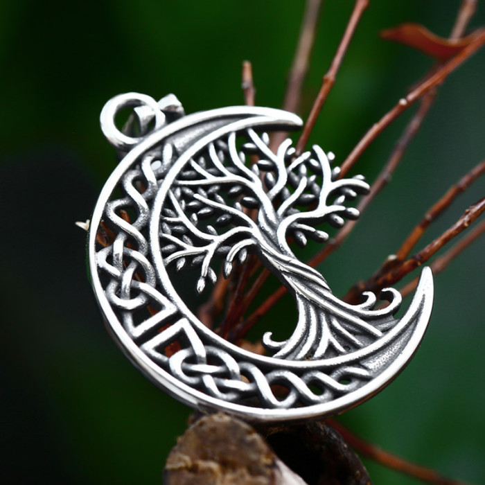 Wholesale Stainless Steel Viking Tree of Life Pendant