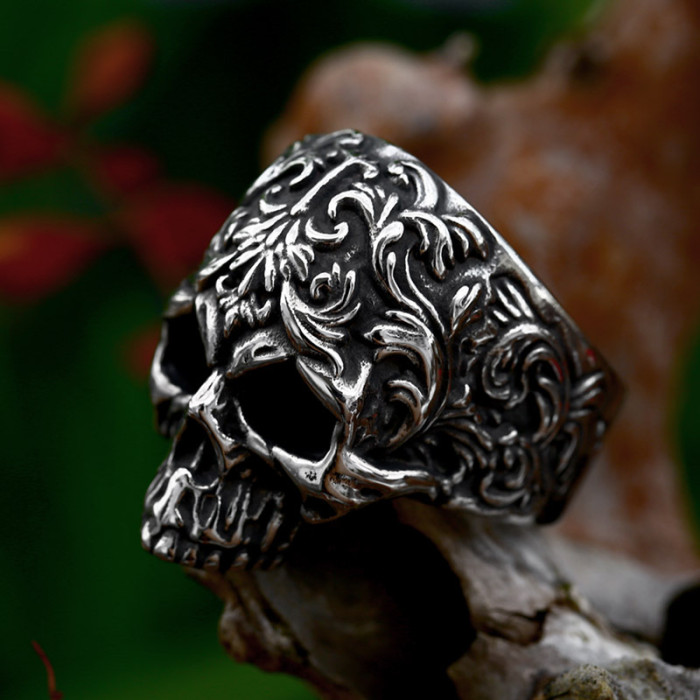 Wholesale Stainless Steel New Skull Ring