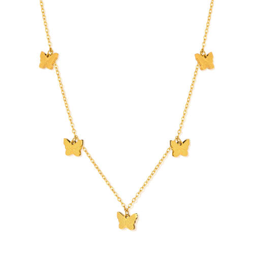 Wholesale Stainless Steel Butterfly Necklace