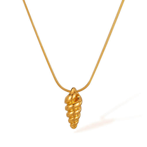 Wholesale Stainless Steel Conch Necklace