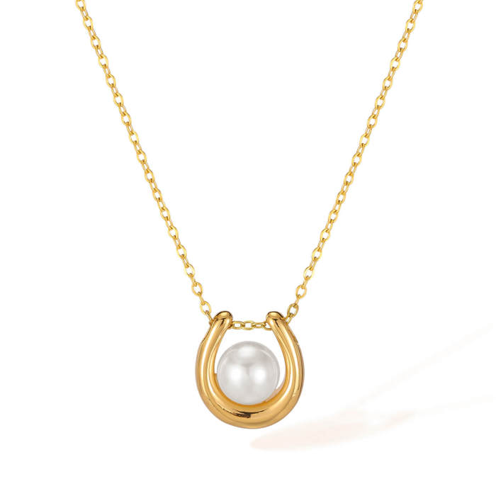 Wholesale Stainless Steel French Style Necklace