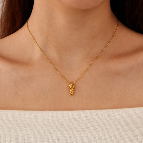 Wholesale Stainless Steel Conch Necklace