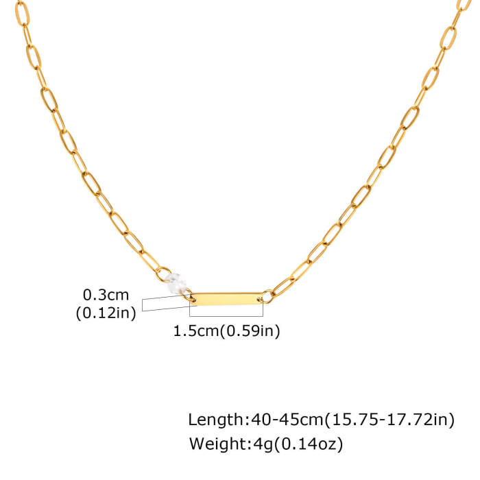 Wholesale Stainless Steel Engravable Necklaces