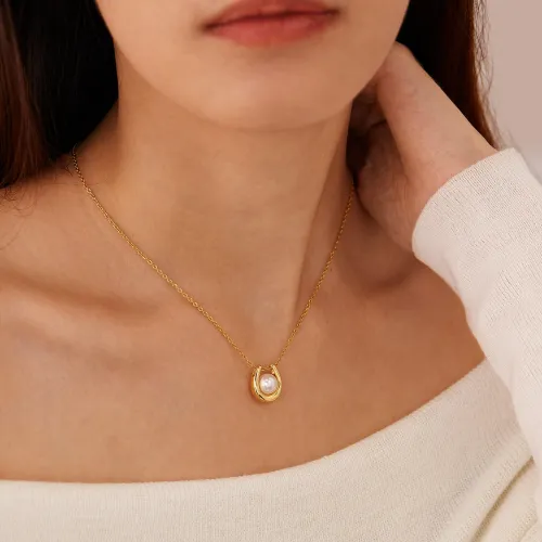 Wholesale Stainless Steel French Style Necklace