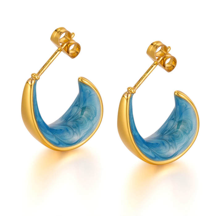 Wholesale Stainless Steel INS Style Earrings