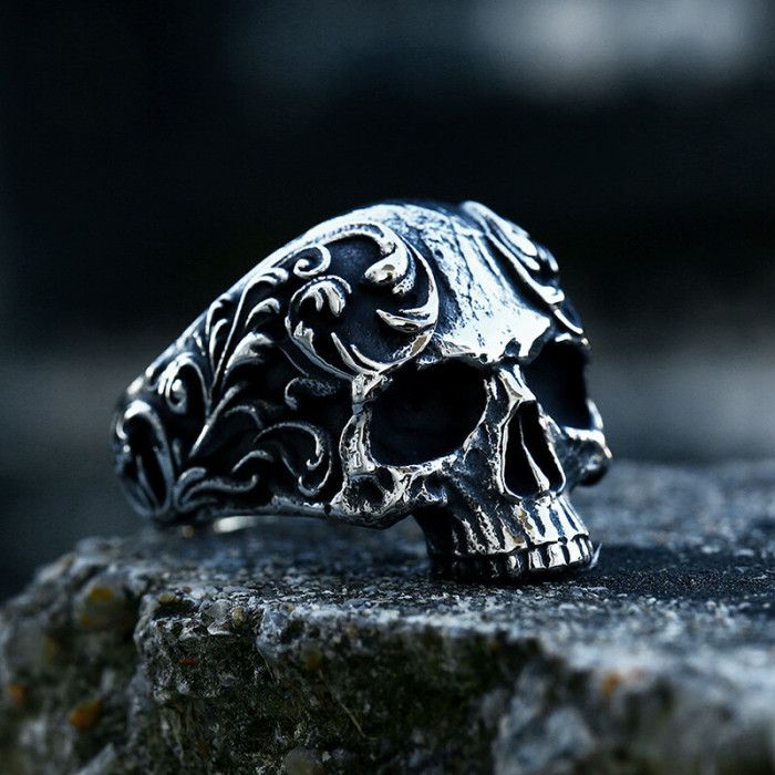 Wholesale Stainless Steel Fashion Skull Rings