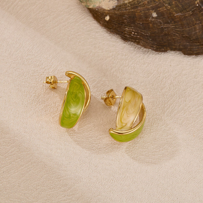 Wholesale Stainless Steel French Style Earrings