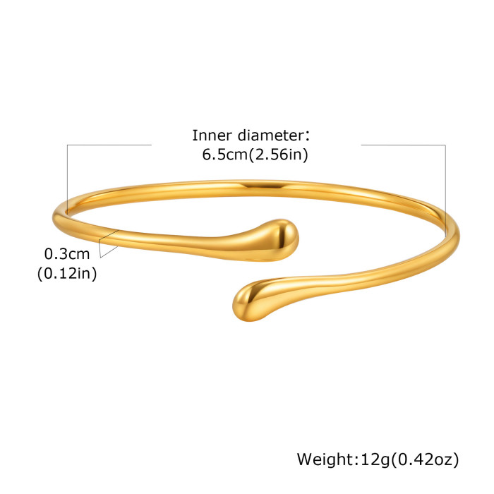 Wholesale Stainless Steel Hot Minimalist Bangle