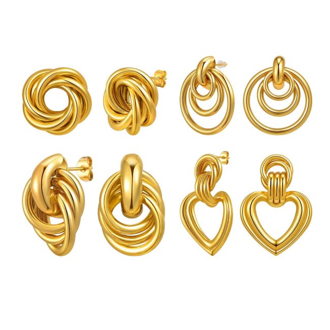 Wholesale Stainless Steel Fashion Premium Earrings