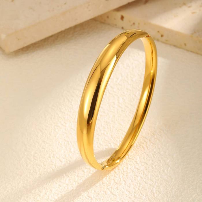 Wholesale Stainless Steel High-Polish Bangle