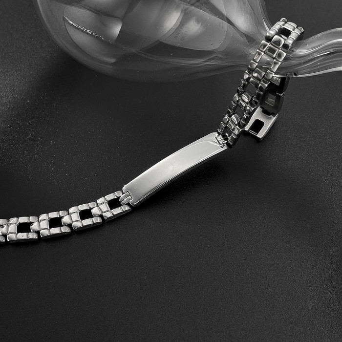 Wholesale Stainless Steel Engravable Bracelet for Men