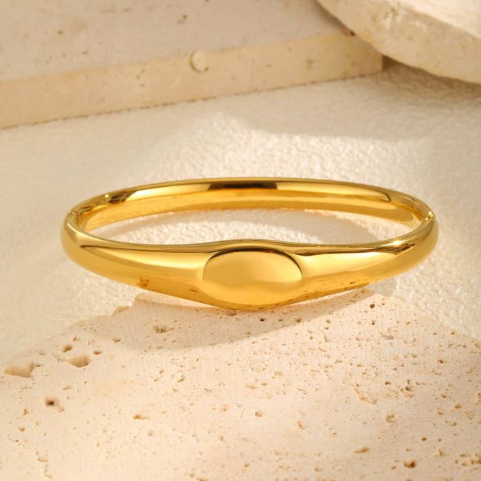 Wholesale Stainless Steel Stamp Bangle