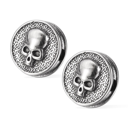 Wholesale Stainless Steel Skull Stud Earrings