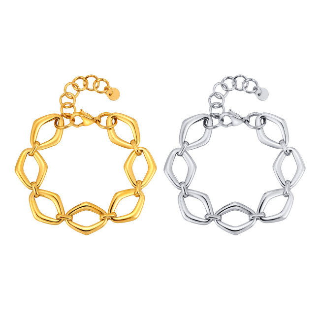Wholesale Stainless Steel Diamond Chain Bracelet