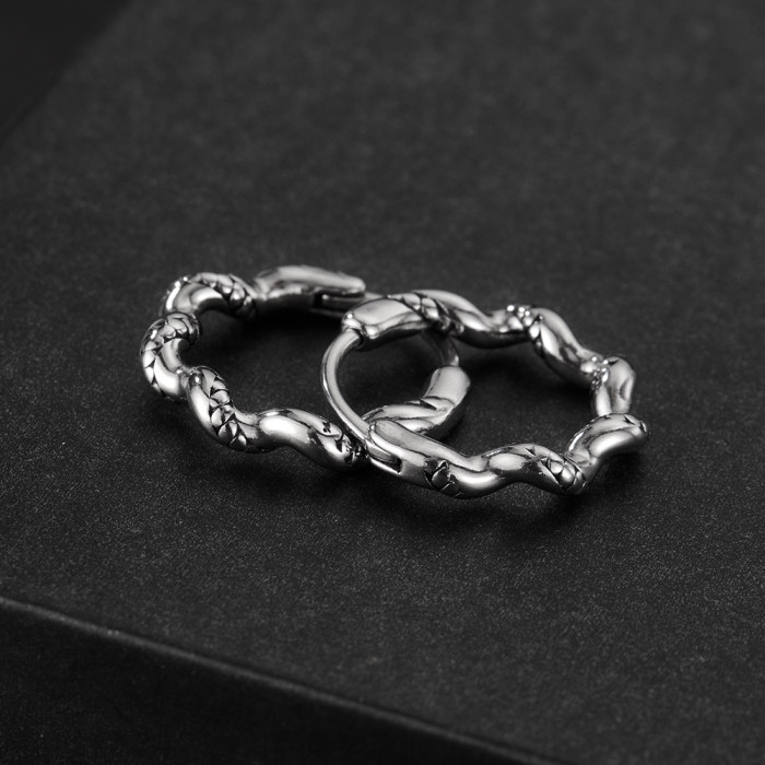 Wholesale Stainless Steel Design Hoop Earrings