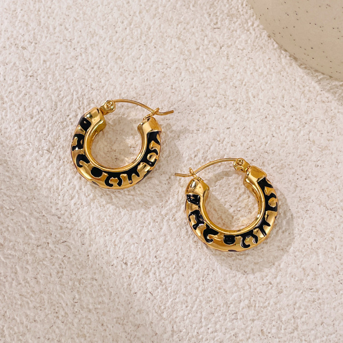 Wholesale Stainless Steel Simple Earrings