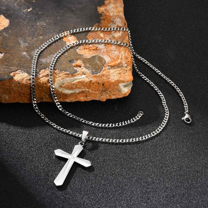 Wholesale Stainless Steel Cross Necklace