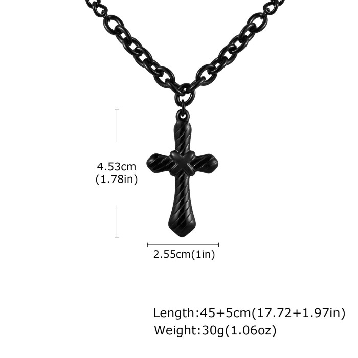 Wholesale Stainless Steel Classic Cross Pendant