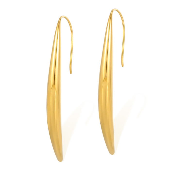 Wholesale Stainless Steel Fashion Simple Earrings