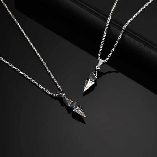 Wholesale Stainless Steel Zircon Diamond Pendant