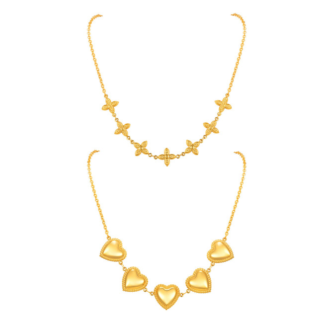 Wholesale Stainless Steel Ins Style Necklaces