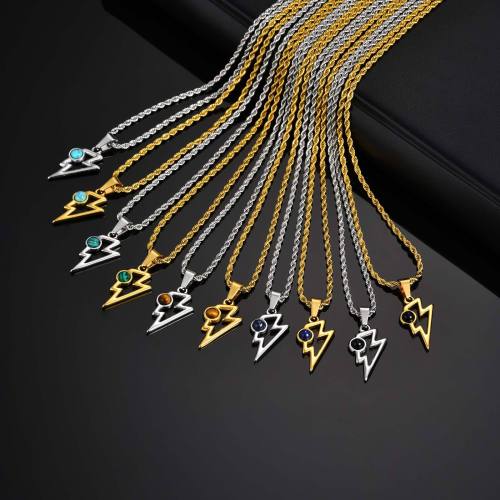Wholesale Stainless Steel Lightning Pendant