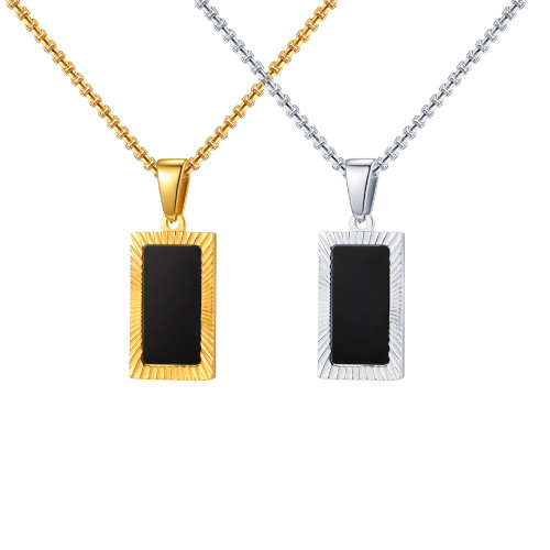 Wholesale Stainless Steel Square Pendant