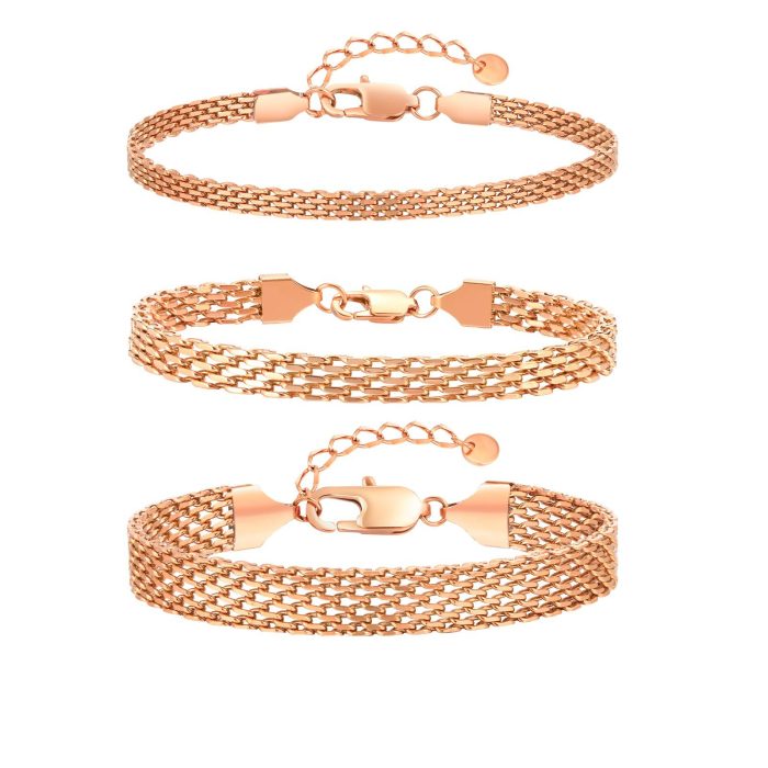 Wholesale Stainless Steel Mens Mesh Bracelets