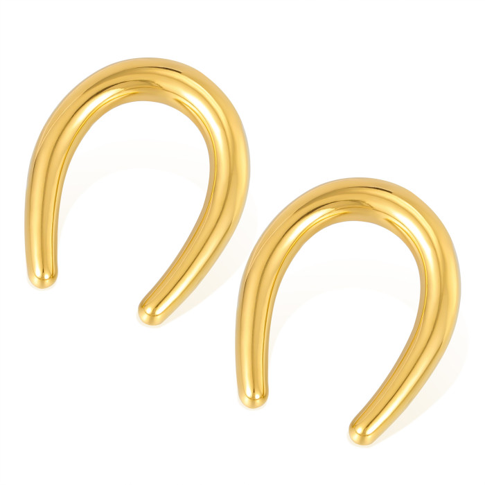 Wholesale Stainless Steel Fashion Niche Earrings