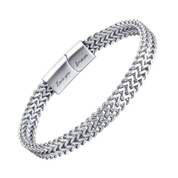 Wholesale Stainless Steel Men's Keel Chain Bracelet