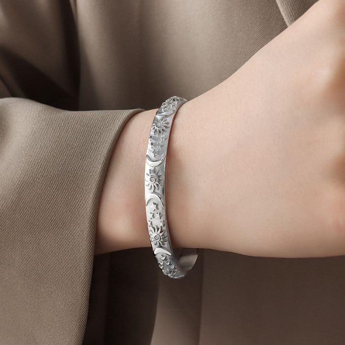 Wholesale Stainless Steel Celestial Bracelet and Earring