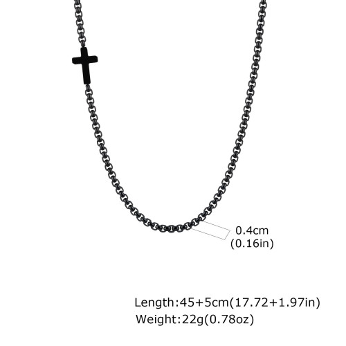 Wholesale Stainless Steel Mens Cross Necklace