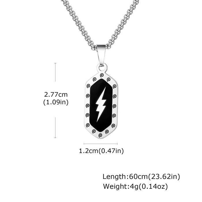 Wholesale Stainless Steel Lightning Pendant
