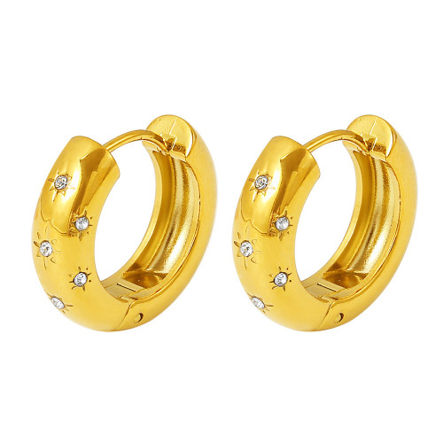 Wholesale Stainless Steel CZ Earrings