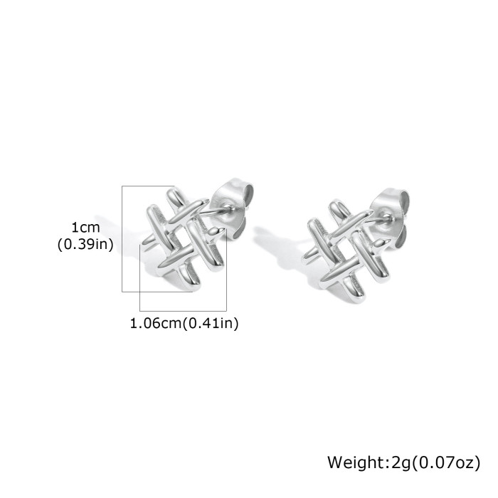 Wholesale Stainless Steel Niche Mini Earrings